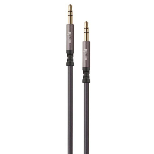 Moshi kábel 3.5mm mini stereo auxiliary 1.8m - Black