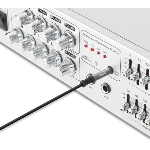 Moshi kábel 3.5mm mini stereo auxiliary 1.8m - Black