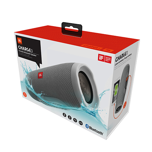 JBL Charge 3 Gray reproduktor