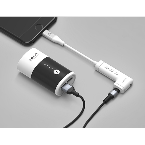 Adam Elements iLinio Lighting/Aux/Charging adaptér - White