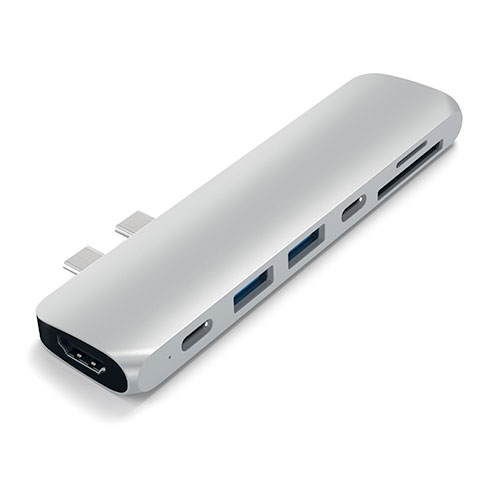 Satechi USB-C Pro Hub - Silver Aluminium