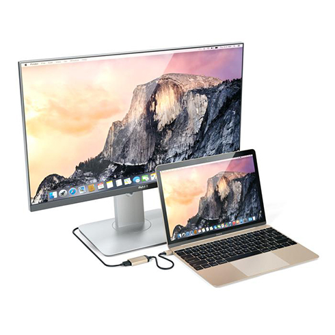 Satechi adaptér USB-C to HDMI 2.0 Ultra HD 4K 60Hz - Gold