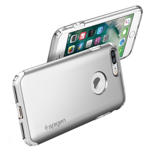 Spigen kryt Hybrid Armor pre iPhone 7 Plus - Satin Silver