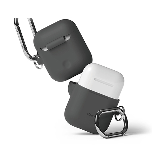 Elago Airpods Silicone Hang Case - Dark Gray