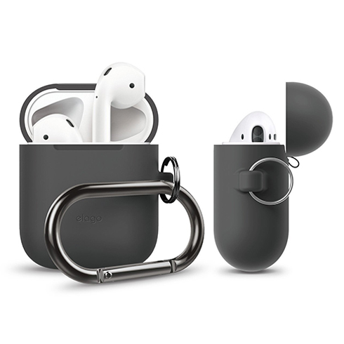Elago Airpods Silicone Hang Case - Dark Gray