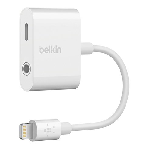Belkin 3.5 mm Audio + Charge RockStar 4 - White