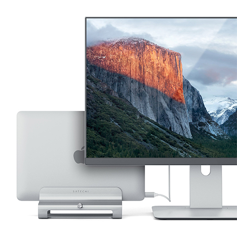 Satechi stojan Laptop Stand Vertical  - Silver Aluminum