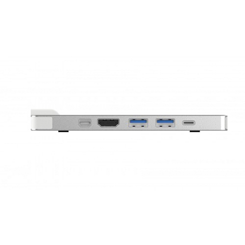 LMP USB-C Compact Dock 8 port - Silver Aluminium