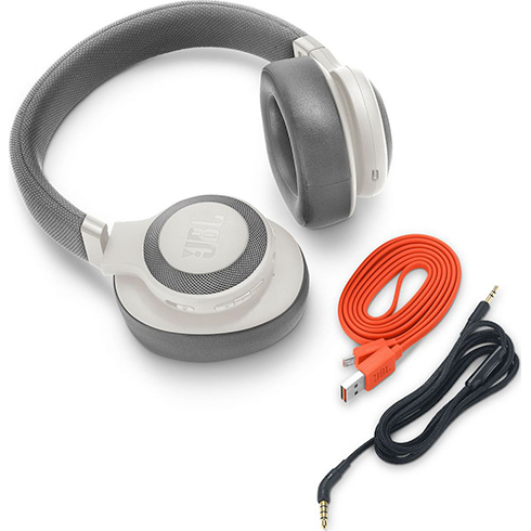 JBL E65BTNC White slúchadlá