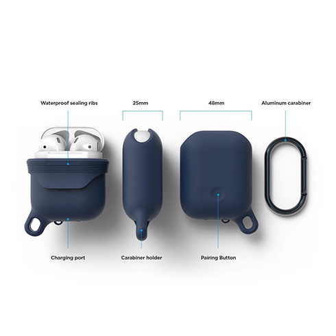 Elago Airpods Waterproof Hang Case - Jeans Indigo