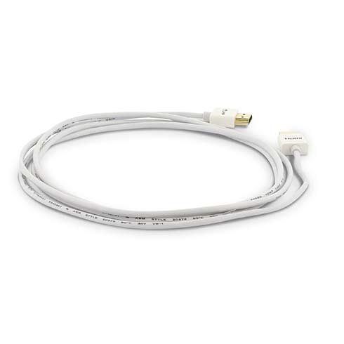 LMP kábel HDMI to HDMI 2.0 super slim 4K@60Hz 2m - White