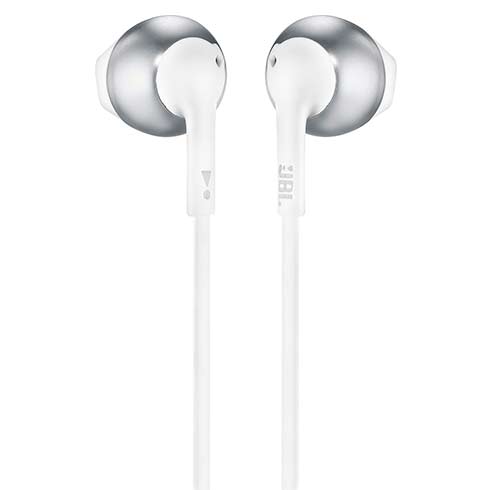 JBL T205BT Silver slúchadlá