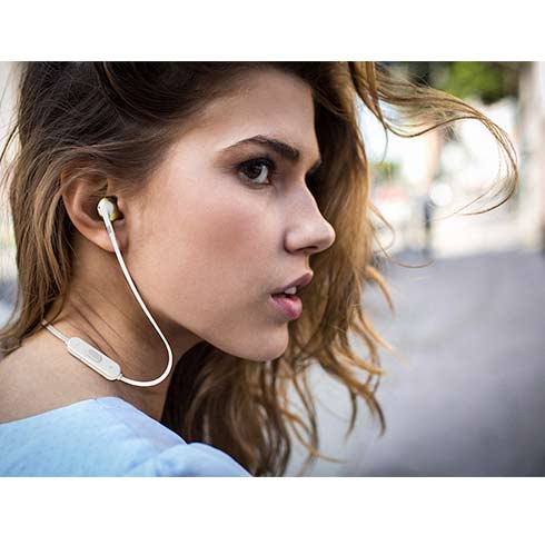 JBL T205BT Silver slúchadlá