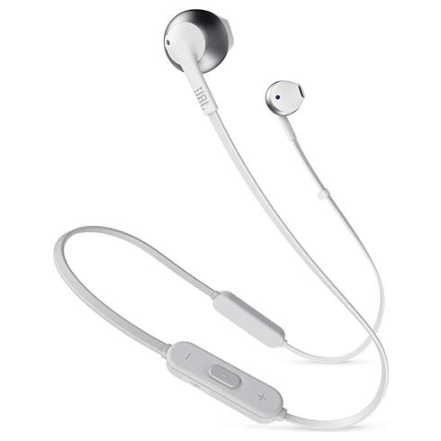 JBL T205BT Silver slúchadlá