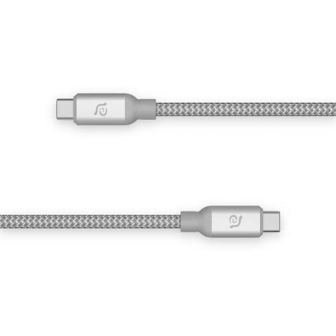 Adam Elements kábel CASA C100+ USB-C na USB-C 100W USB 3.1 Gen 2 10GB 1m - Silver