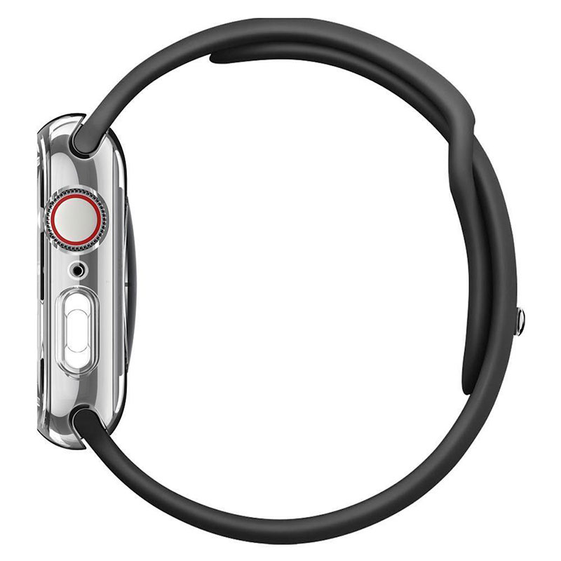 Spigen kryt Liquid Crystal pre Apple Watch 4/5/6/7/8/SE/SE 2 44mm - Crystal Clear
