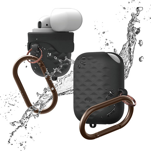 Elago AirPods Waterproof Hang Active Case - Black