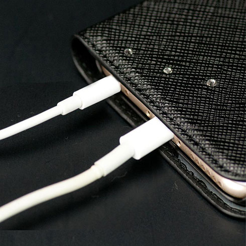 Swarovski puzdro Dark Knight pre iPhone 6 Plus/6s Plus - Silver