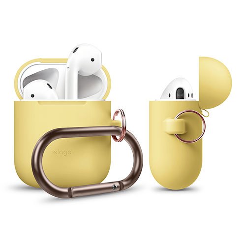 Elago Airpods Silicone Hang Case - Yellow