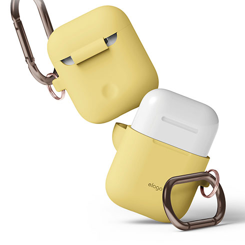 Elago Airpods Silicone Hang Case - Yellow