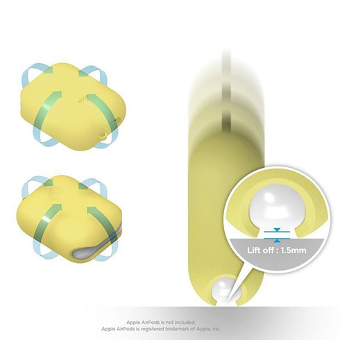 Elago AirPods Waterproof Case - Creamy Yellow
