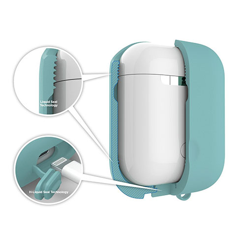 Elago AirPods Waterproof Case - Coral Blue