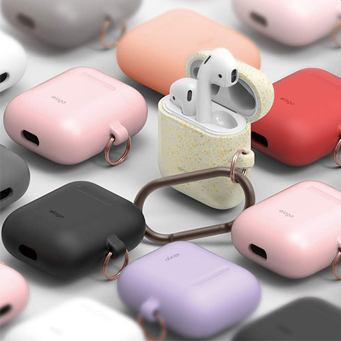 Elago Airpods Silicone Hang Case - Nightglow Gold