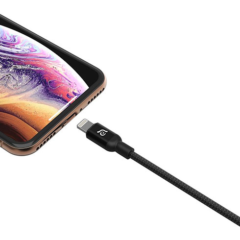Adam Elements kábel Peak II C200B USB-C to Lightning 2m - Black