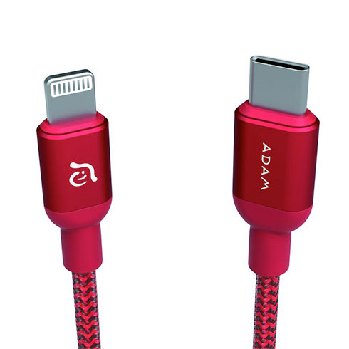 Adam Elements kábel Peak II C200B USB-C to Lightning 2m - Red