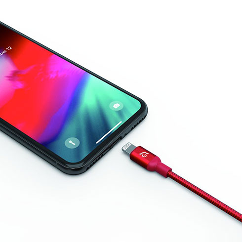 Adam Elements kábel Peak II C200B USB-C to Lightning 2m - Red