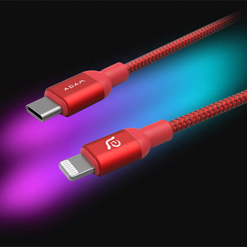 Adam Elements kábel Peak II C200B USB-C to Lightning 2m - Red
