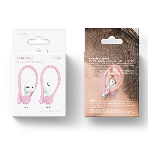Elago Airpods Earhook - Lovely Pink