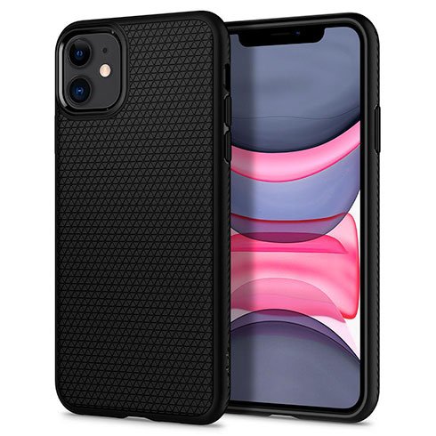 Spigen kryt Liquid Air pre iPhone 11 - Black