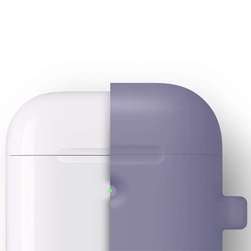 Elago Airpods 2 Silicone Hang Case - Lavender Gray