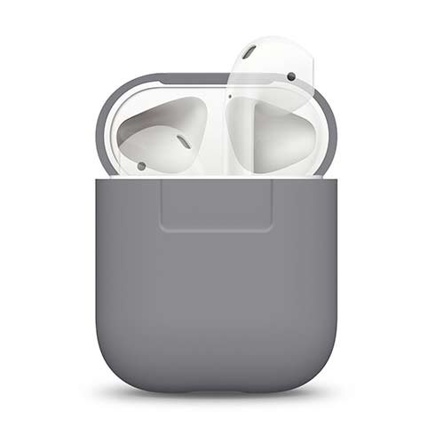 Elago Airpods Silicone Case - Medium Gray