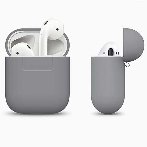 Elago Airpods Silicone Case - Medium Gray