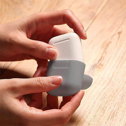 Elago Airpods Silicone Case - Medium Gray