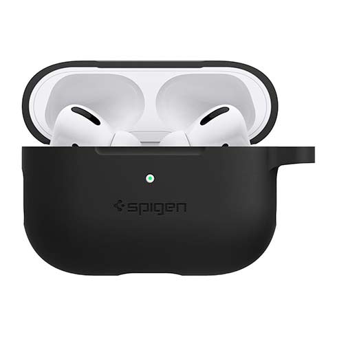 Spigen puzdro Silicone Fit pre Apple Airpods Pro - Black