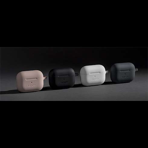 Spigen puzdro Silicone Fit pre Apple Airpods Pro - Black
