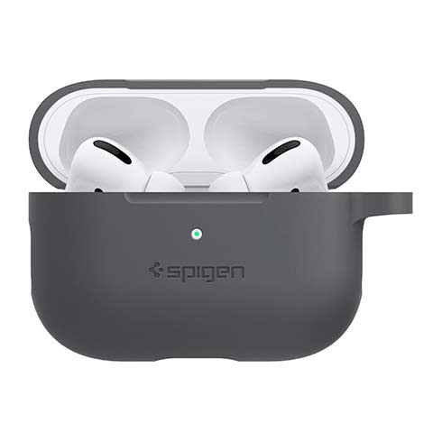 Spigen puzdro Silicone Fit pre Apple Airpods Pro - Charcoal