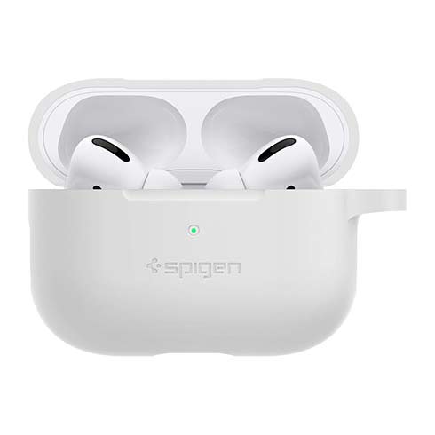 Spigen puzdro Silicone Fit pre Apple Airpods Pro - White