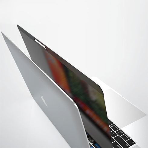 PanzerGlass ochranné sklo Dual Privacy pre Macbook Pro 15" - Black Frame