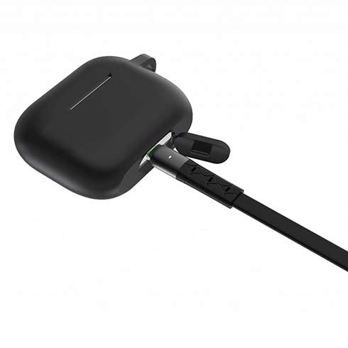 Devia puzdro Naked Silicone Case pre Apple AirPods Pro - Black