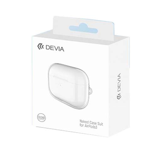 Devia puzdro Naked Silicone Case pre Apple AirPods Pro - Black