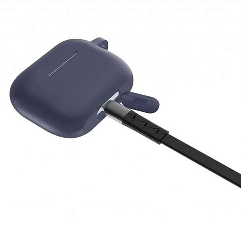 Devia puzdro Naked Silicone Case pre Apple AirPods Pro - Blue