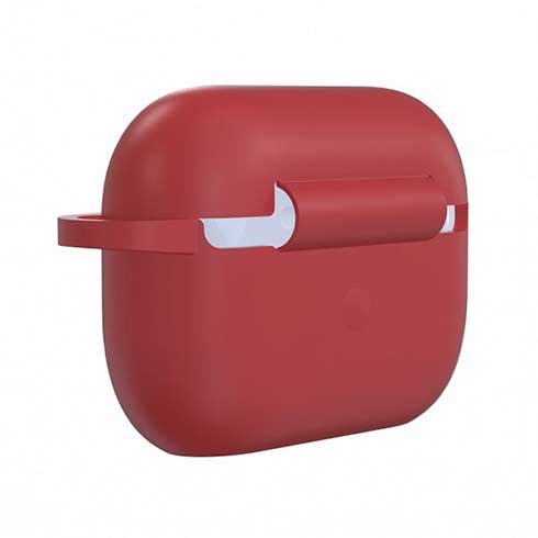 Devia puzdro Naked Silicone Case pre Apple AirPods Pro - Red