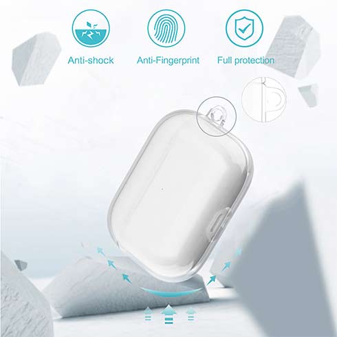 Devia puzdro Naked Silicone Case pre Apple AirPods Pro - Clear