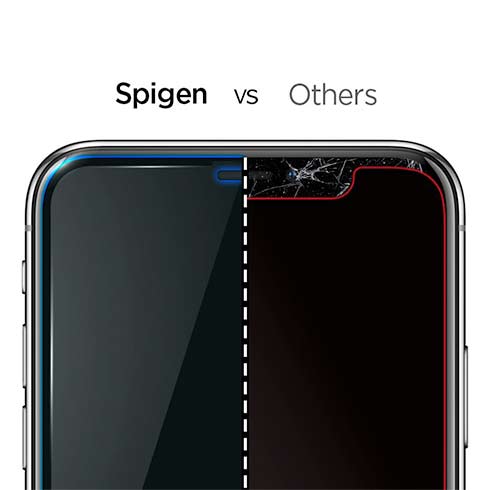 Spigen ochranné sklo GLAS.tR AlignMaster pre iPhone 11 Pro/XS - Black Frame