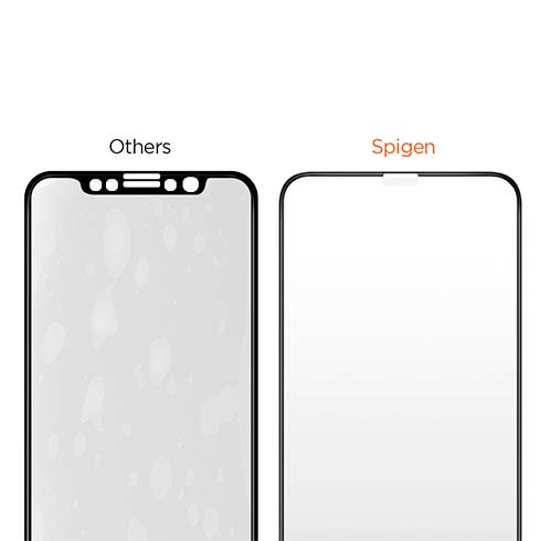 Spigen ochranné sklo GLAS.tR AlignMaster pre iPhone 11 Pro/XS - Black Frame