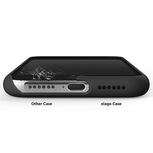 Elago kryt Silicone Case pre iPhone SE 2020/2022 - Black